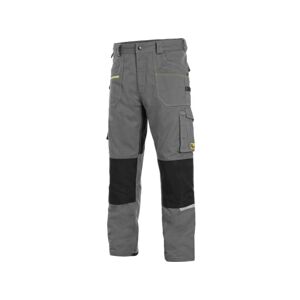 CXS STRETCH pánské Kalhoty pracovní do pasu šedá/černá 50